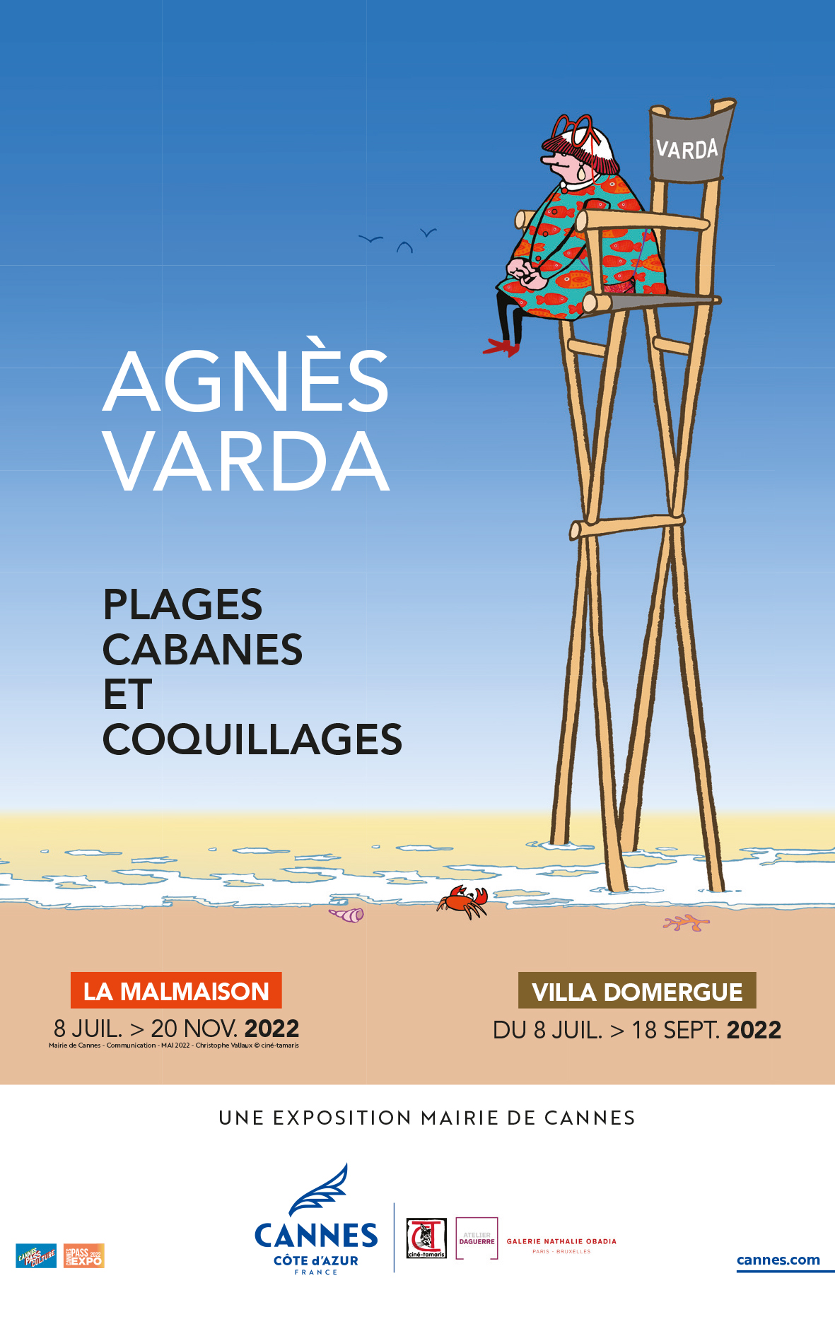 Agnès Varda, Plages, cabanes et coquillages Musées de Cannes
